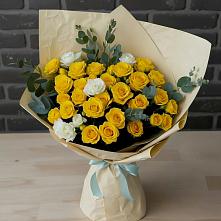 Букет цветов из:  Розы #REPLACE_PRED# Отрадном Воронежской области