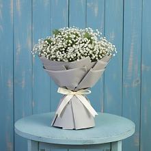 Букет цветов из:  Гипсофила в Отрадном Воронежской области