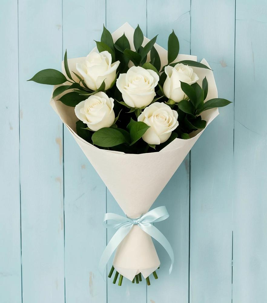 Букет цветов из: Розы в Отрадном Воронежской области