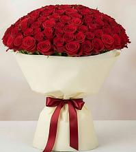 Букет 101 Красная роза Милано в Отрадном Воронежской области