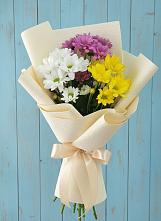Букет цветов из:  Хризантемы в Отрадном Воронежской области