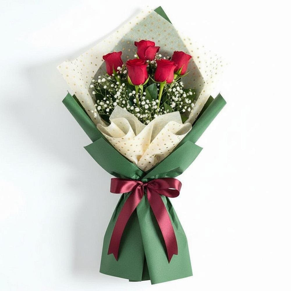 Букет цветов из: Розы в Отрадном Воронежской области