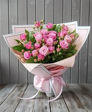 Букет Розовый кустик #REPLACE_PRED# Отрадном Воронежской области
