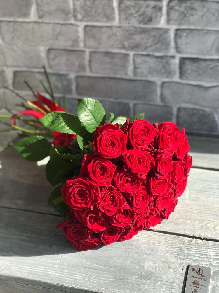 Букет Красные розы Фридом в Отрадном Воронежской области