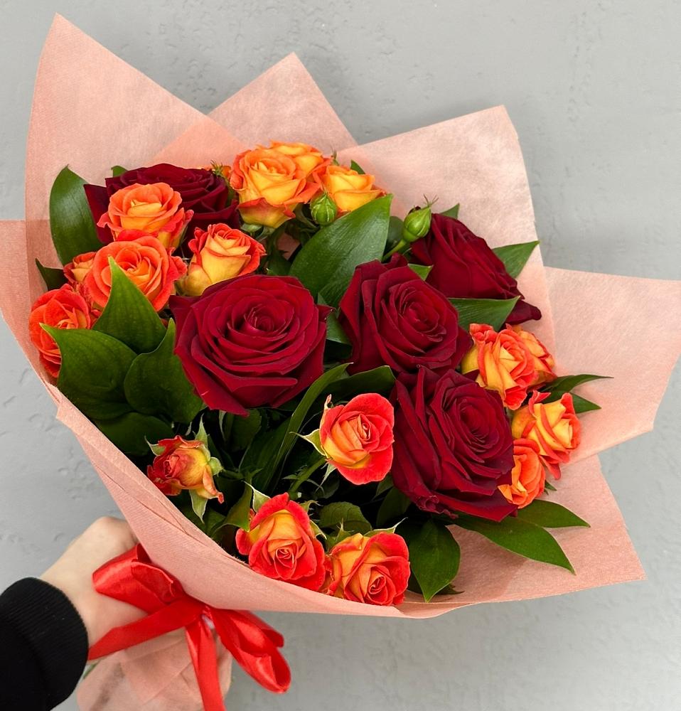 Букет Любовь и восторг в Отрадном Воронежской области