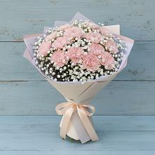 Букет цветов из:  Гвоздики в Отрадном Воронежской области