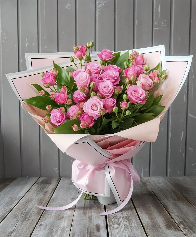 Букет Розовый кустик в Отрадном Воронежской области