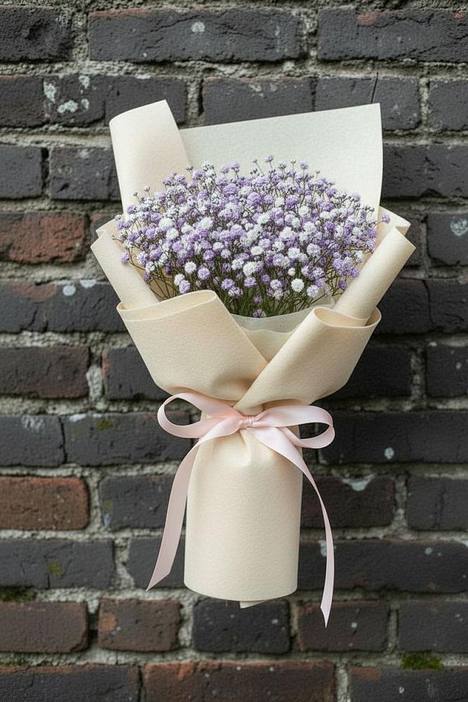 Букет цветов из: Гипсофила в Отрадном Воронежской области