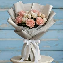 Букет цветов из:  Розы в Отрадном Воронежской области