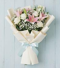 Букет цветов из:  Лилии в Отрадном Воронежской области